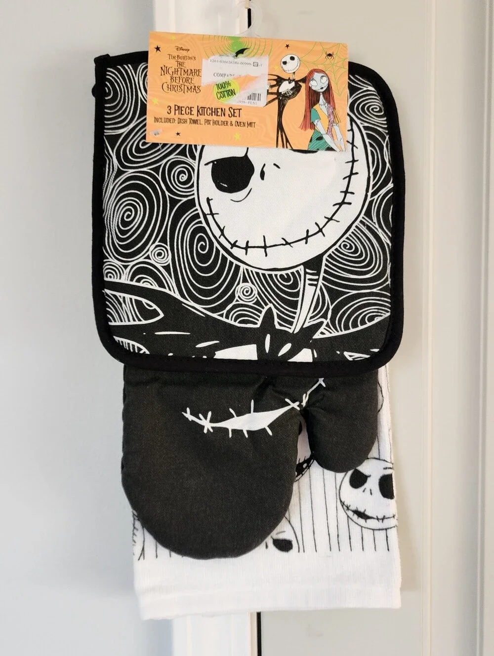 Nightmare Before Christmas 3 Piece Cotton Kitchen Set